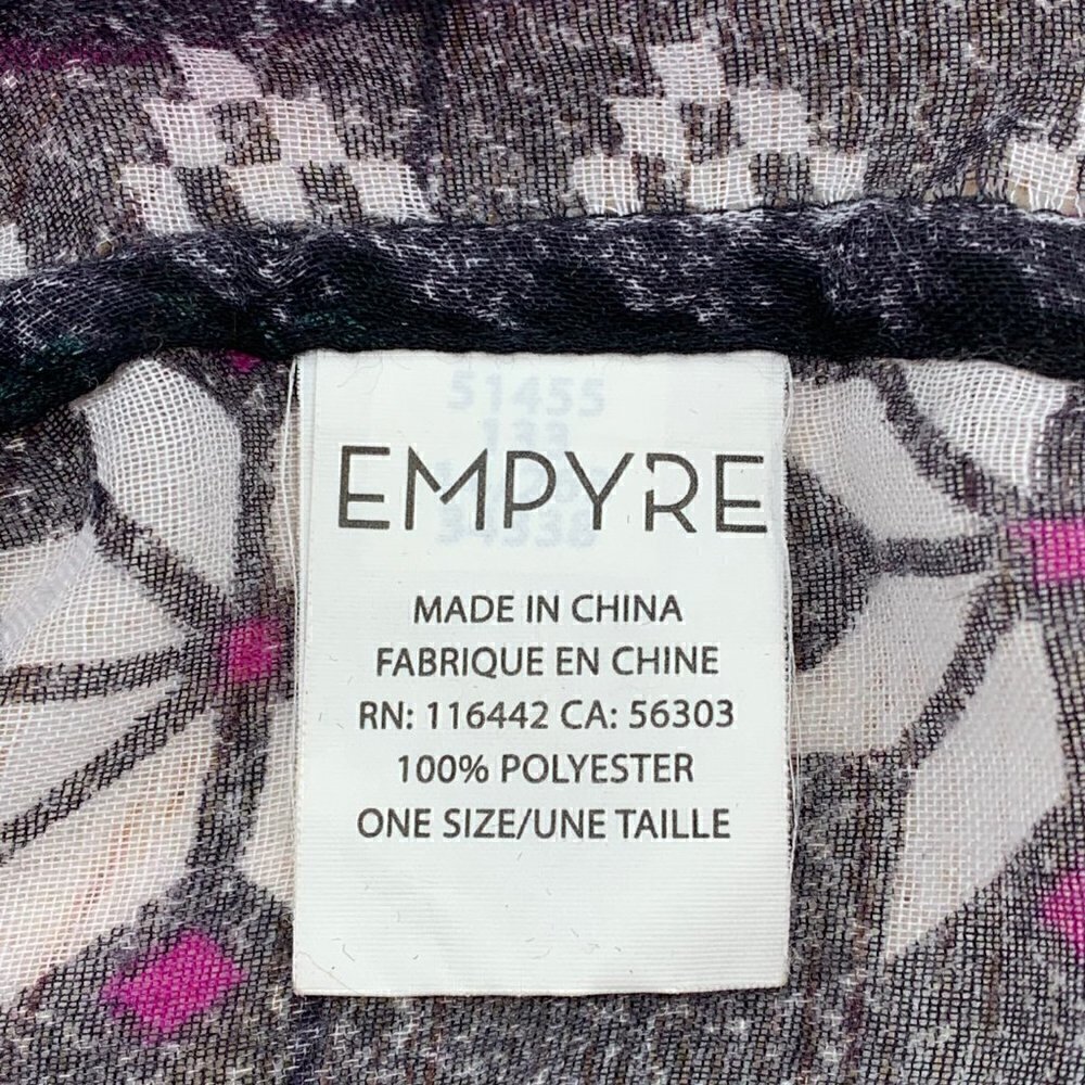 🎉Empyre Multicolor Multipattern Infinity Scarf - Picture 4 of 6